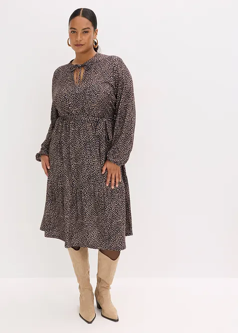 Žerzejové midi šaty, bonprix