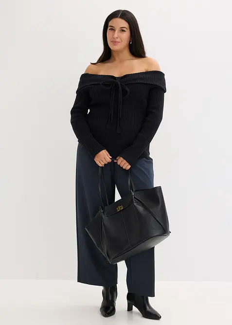 Žebrovaný svetr, bonprix