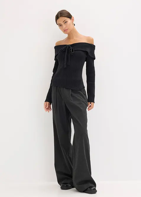 Žebrovan&yacute; svetr, bonprix