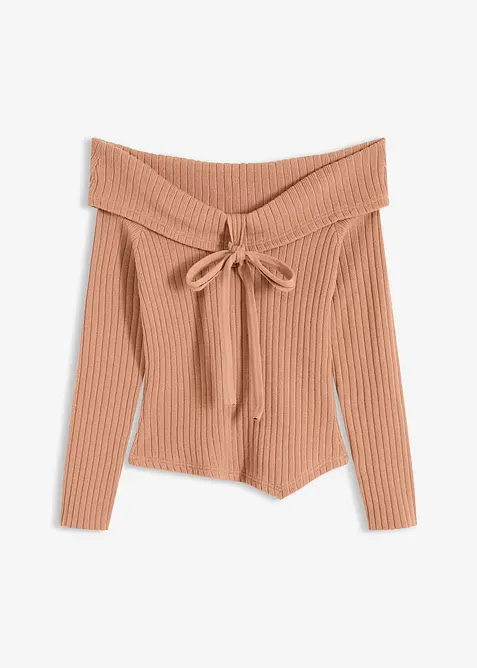 Žebrovaný svetr, bonprix