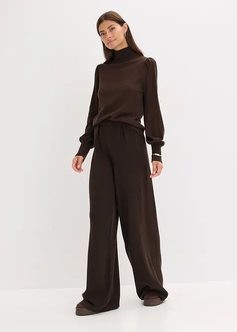 Svetr z jemn&eacute;ho &uacute;pletu, bonprix