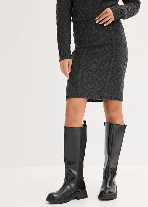 Pleten&aacute; sukně, bonprix