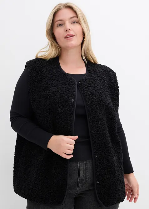 Vesta z medv&iacute;dkov&eacute;ho fl&iacute;su, bonprix