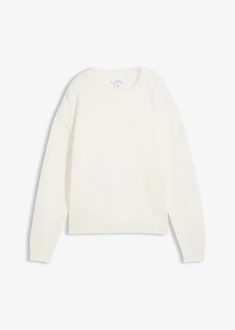 Oversize svetr z čisté bavlny, bonprix