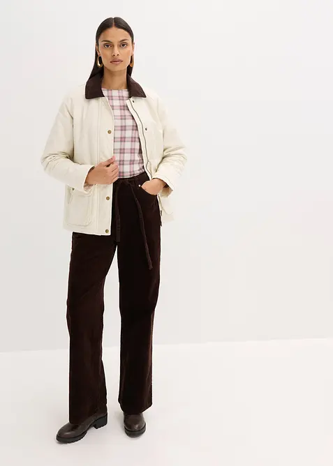 Vatovaná keprová bunda, bonprix