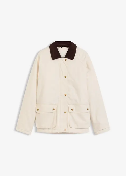 Vatovaná keprová bunda, bonprix