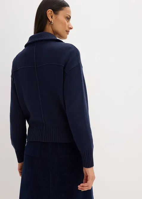 Oversize pletený kabátek, bonprix