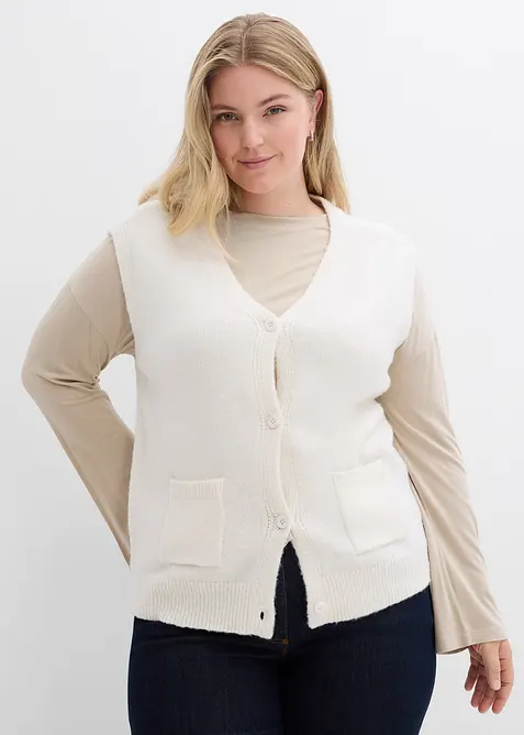 Pleten&aacute; vesta, bonprix