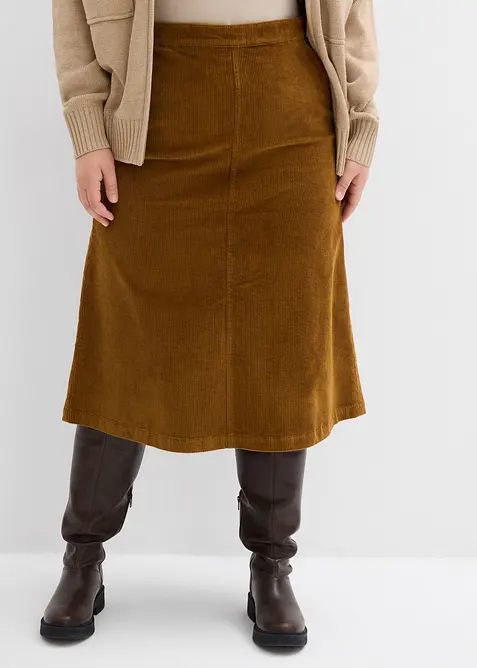 Manšestrová sukně, bonprix