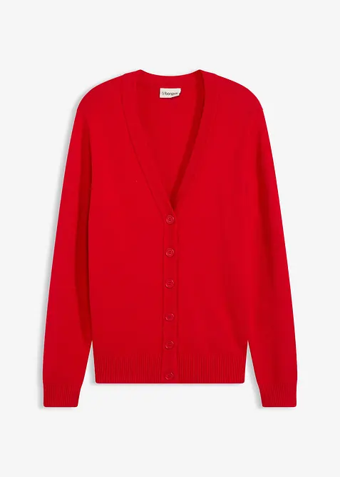 Dlouhý pletený kabátek z měkké viskózové směsi, bonprix