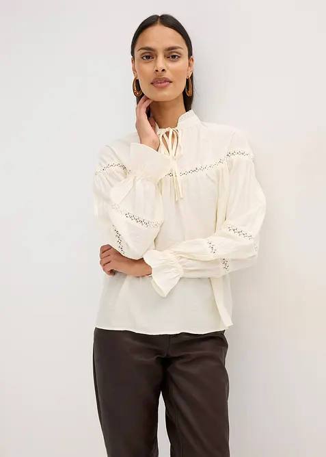 Halenka bez zapínání, z jemné viskózové směsi, bonprix