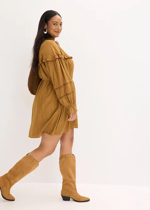 Tunikové šaty z jemné viskózové směsi, bonprix