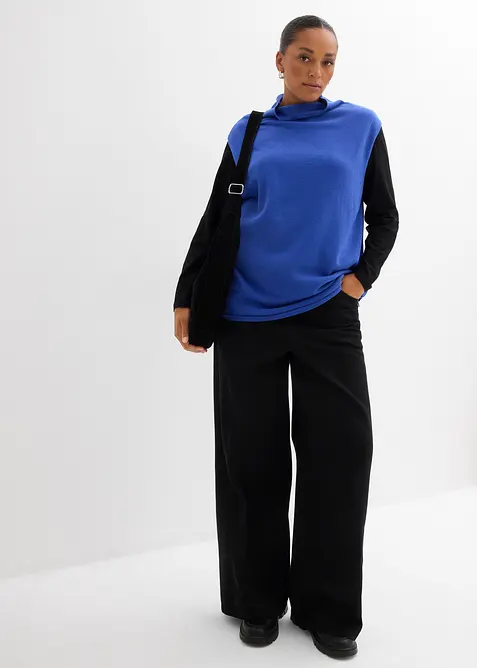 Svetr bez rukávů z čisté bavlny, bonprix