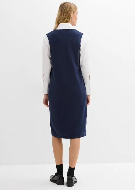 Pletené šaty z čisté bavlny, bonprix