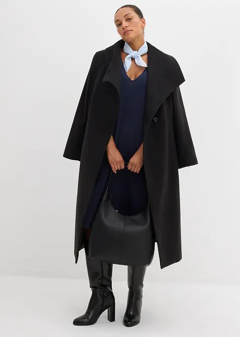 Pletené šaty z čisté bavlny, bonprix