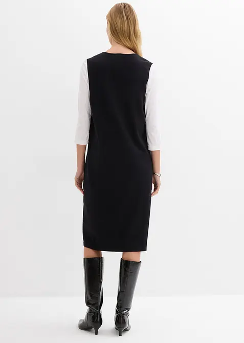 Pletené šaty z čisté bavlny, bonprix