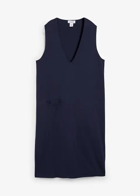 Pletené šaty z čisté bavlny, bonprix