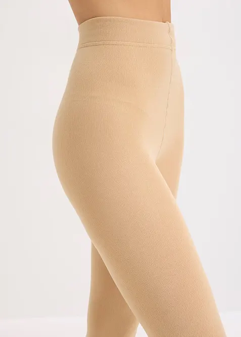 Termo flísové punčochové kalhoty 140den, bonprix