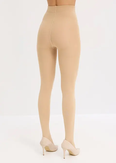 Termo flísové punčochové kalhoty 140den, bonprix