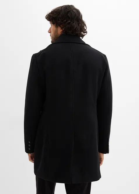 Krátký kabát ve vlněném vzhledu, bonprix