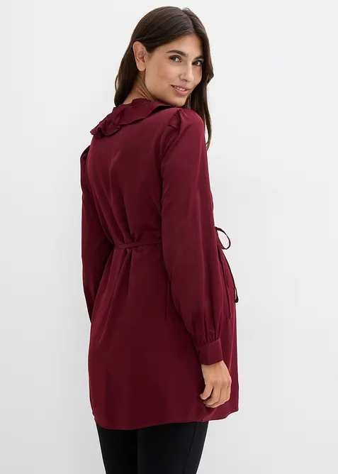 Těhotenská halenka z měkkého saténu, bonprix