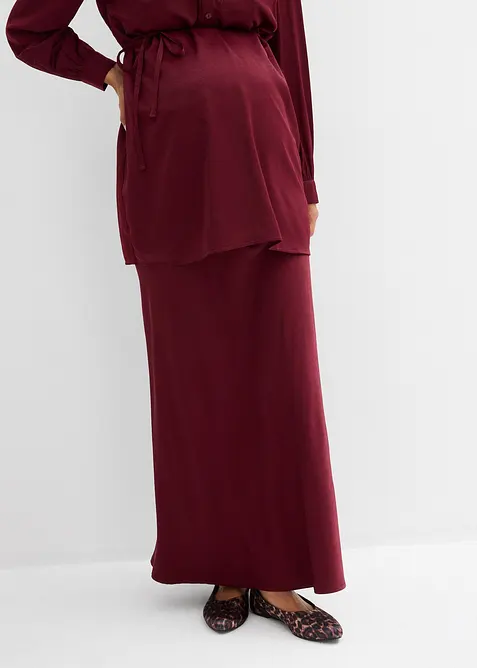 Těhotenská sukně ze saténu, bonprix