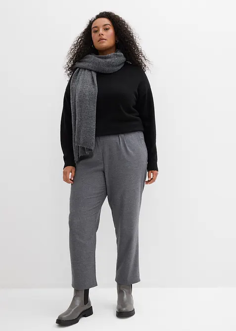 Pleten&yacute; oversize svetr, bonprix