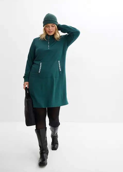 Měkké šaty z teplákoviny, bonprix