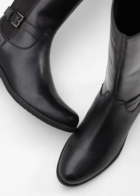 Kožen&eacute; kozačky, bonprix