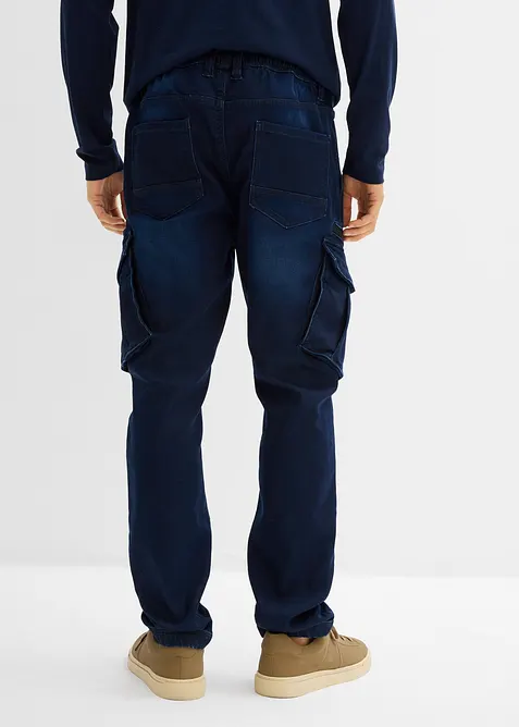 Tepl&aacute;kov&eacute; dž&iacute;ny s cargo kapsami, Regular Fit, Straight, bonprix