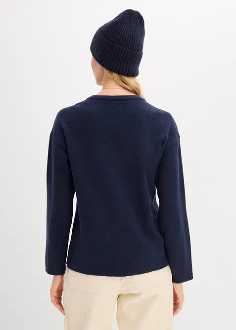 Kab&aacute;tek z jemn&eacute; pleteniny, bonprix