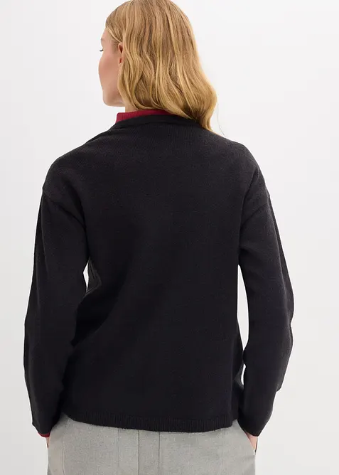 Kabátek z jemné pleteniny, bonprix