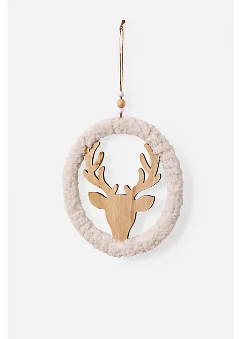 Závěsná dekorace věnec s losí hlavou, bonprix