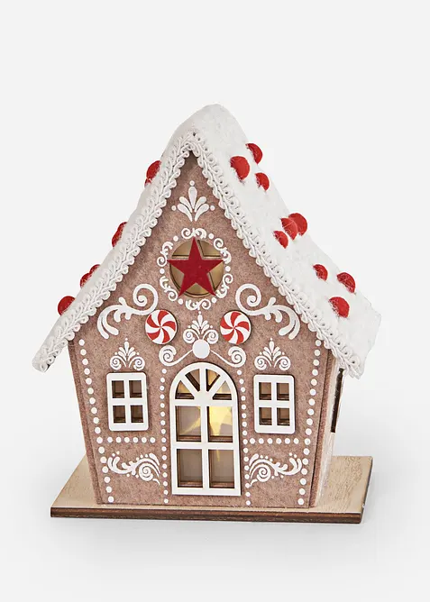 LED dekorativní předmět ve tvaru perníkové chaloupky, bonprix