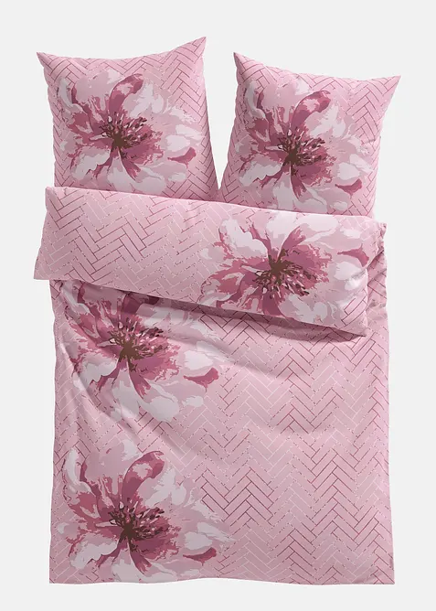 Souprava povlečení s květy, bonprix