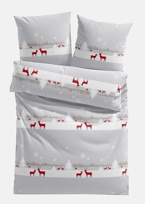 Souprava povlečení s jeleny, bonprix