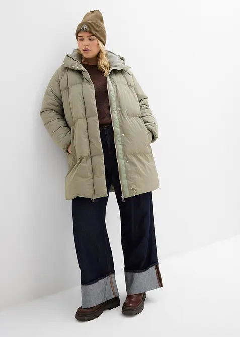 Prošívaný zateplený kabát, bonprix