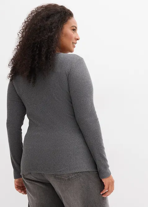 Žebrované termo tričko, bonprix