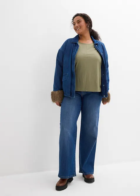 Triko z čist&eacute; bavlny, bonprix