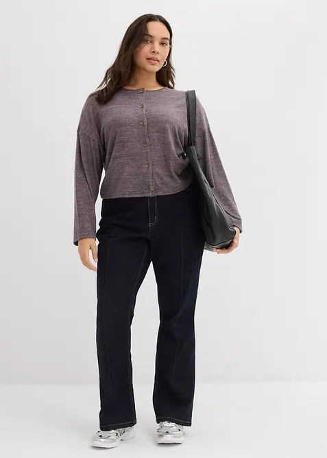 Džíny Bootcut, High Waist, bonprix