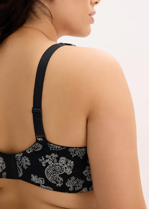 Podprsenka bez kostic, s organickou bavlnou (3 ks v balení), bonprix