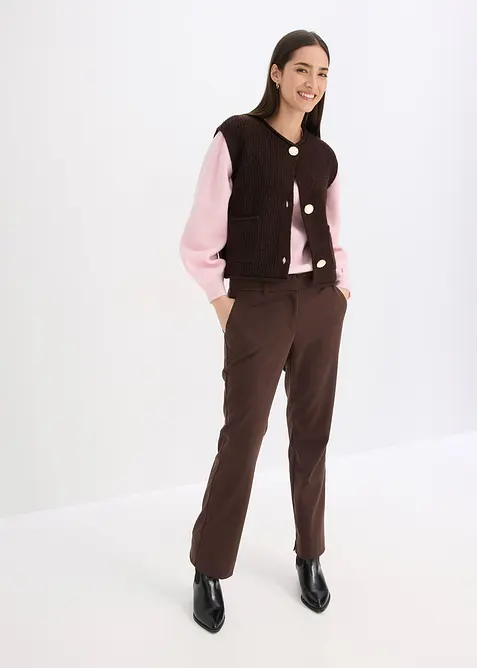 Svetr s balonovými rukávy, bonprix