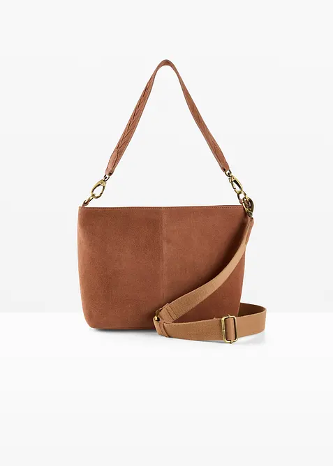 Kabelka se vzhledem semišové kůže, bonprix