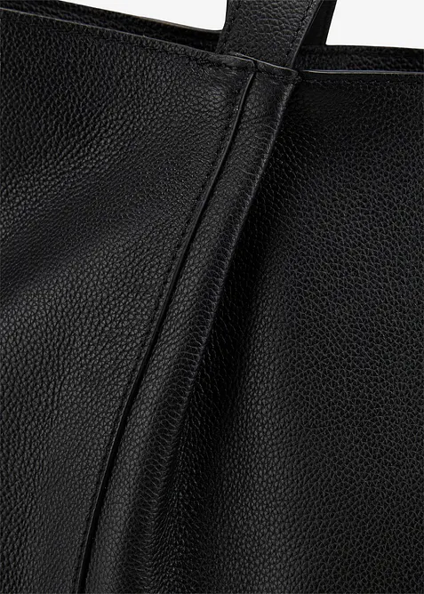 Velk&aacute; kožen&aacute; kabelka, bonprix