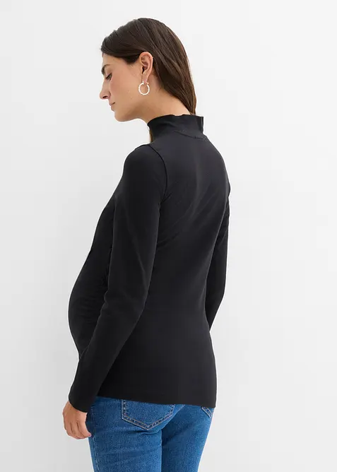 Těhotenské triko z elastické organické bavlny, bonprix