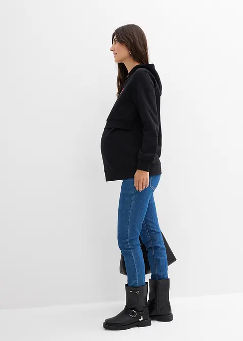 Těhotenská a kojicí mikina 2 v 1, z organické bavlny, bonprix