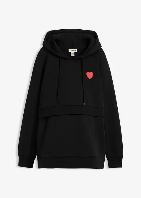 Těhotenská a kojicí mikina 2 v 1, z organické bavlny, bonprix