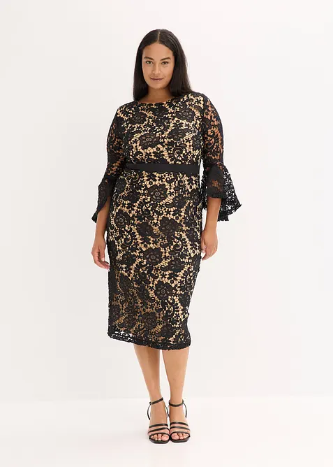 Krajkov&eacute; &scaron;aty se sat&eacute;novou vsakou, bonprix