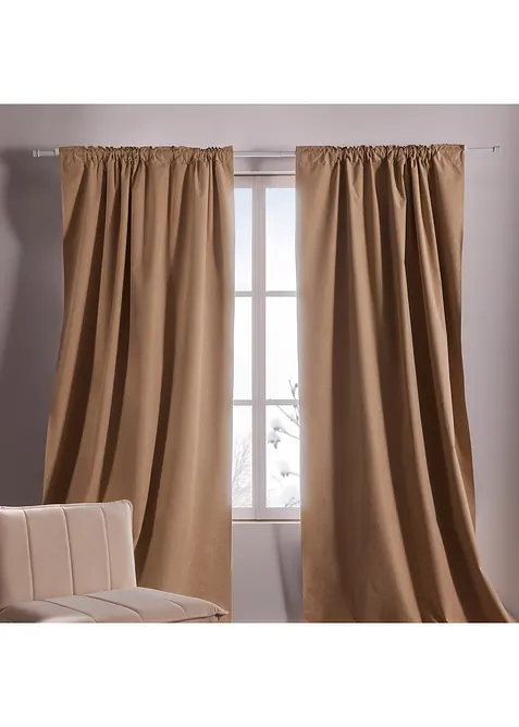 Zatemňovac&iacute; z&aacute;věs s povrstvenou zadn&iacute; stranou, tak&eacute; v extra d&eacute;lce (1 ks v balen&iacute;), bonprix