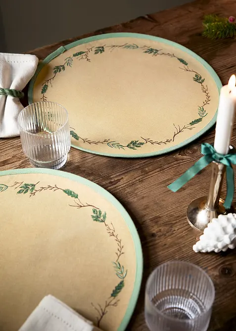 Prostírání z organické bavlny (2 ks), bonprix